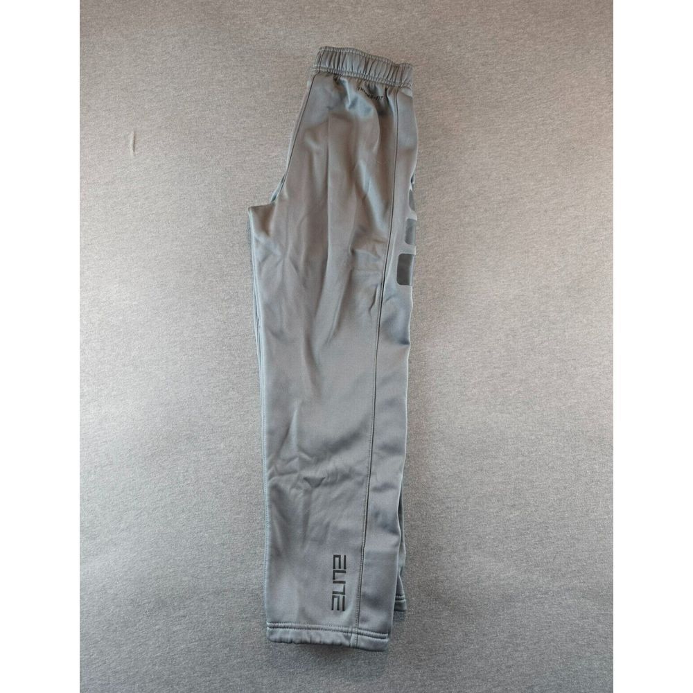Nike Therma Fit Boys Elite Training Joggers Kids M Gray Sweatpants 695222-037